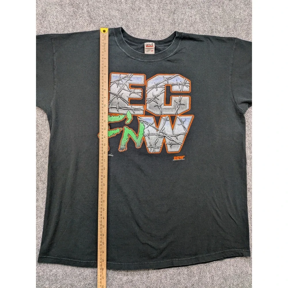 Vintage 2000 ECW Join The Revolution T-Shirt 2X ECF'NW Y2K‎ Wrestling Baggy Tee